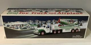 Hess 2002 Toy Truck And Airplane -.  Great Hess Collectible