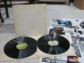 The Beatles - The White Album - Double Album - With Poster And Lyrics - Vg,
