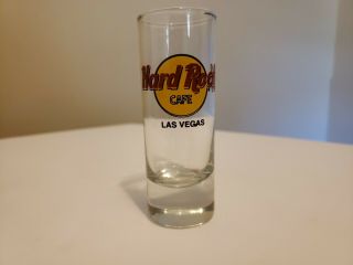 Hard Rock Cafe Las Vegas Shooter Tall Shot Glass