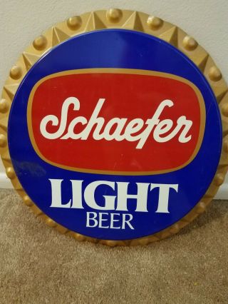 Schaefer Beer Light Beer Bar Sign Display Collectible Memorabilia 19 