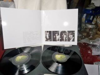 The Beatles Double White Album Apple Label All 4 Sides Fab