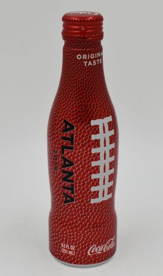 Full 2019 Atlanta Football Aluminum Coca Cola Bottle Coke Bowl Liii Full