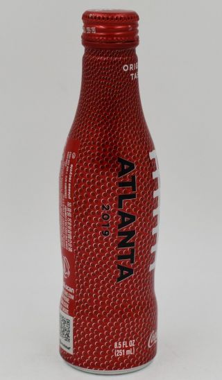 Full 2019 Atlanta Football Aluminum Coca Cola Bottle Coke Bowl LIII FULL 2