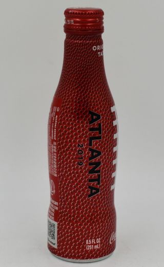 Full 2019 Atlanta Football Aluminum Coca Cola Bottle Coke Bowl LIII FULL 4