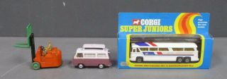 Corgi & Dinky Vintage Die - Cast Bus,  Caravan And Forklift [3]