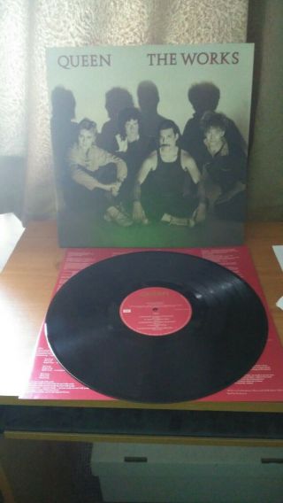 Queen - The - Uk 1984 1st Pressing A2/b2 Vinyl Lp Emi Square Inner