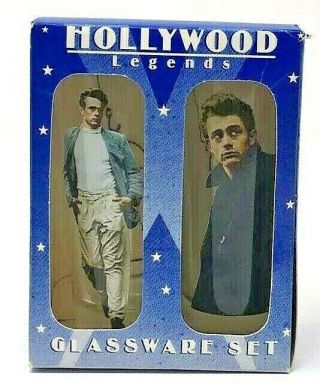 James Dean Hollywood Legends Shot Glassware Set Of 2 Man Cave