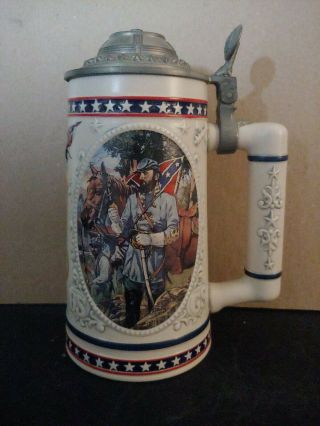 Longton Crown Collectable Beer Stein Heroes Of The Civil War - Stonewall Jackson