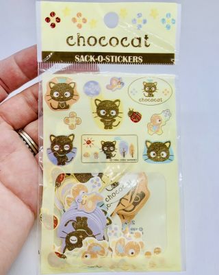 Vintage Sanrio Chococat Stickers In Package 2005