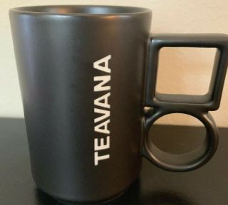 Starbucks Teavana Coffee Tea Ceramic Mug Cup Black 12oz,