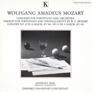 Mozart Piano Concertos K.  414 & 415 (arr.  For Piano & Sq) Anthony Spiri $4 Ship