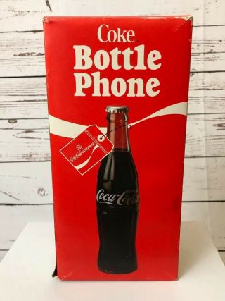 1983 Coca Cola Coke Bottle Phone Complete Vintage 80s Nostalgia 3