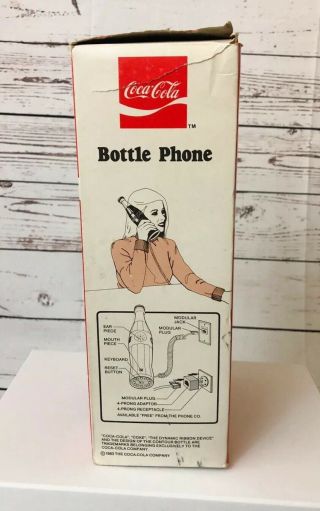 1983 Coca Cola Coke Bottle Phone Complete Vintage 80s Nostalgia 4