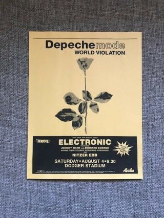 DEPECHE MODE - Violator Live 1990 Dodger Stadium 3xLP Marbled Colored 2011 4