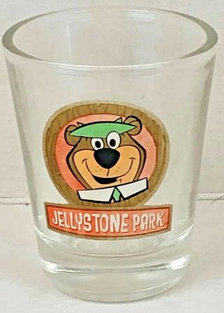 Vintage Yogi Bear Jellystone Park Shot Glass