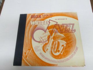 78 Rpm 10 Inch Album - Jazz - Decca 183 - White Jazz - Various Artists (6 Record Set)