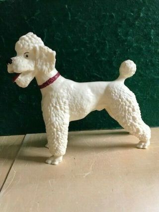 Breyer Traditional Size White Poodle 68 Glossy Finish