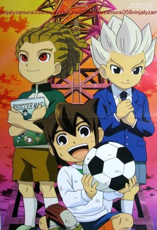 Inazuma Eleven / Future Card Buddyfight Poster Promo Anime Go