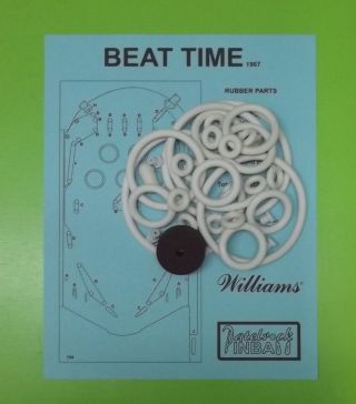 1967 Williams Beat Time Pinball Rubber Ring Kit