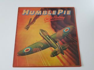 1st Press Uk Lp Humble Pie - On To Victory 1980 Jet Records Ex,