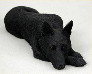 German Shepherd (black) My Dog Figurine Statue Gift Resin Hand Painted