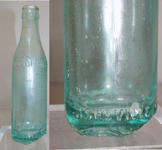 Antique Ss Pepsi Cola Soda Bottle Asheville Nc 1920 Ayers As 5 Rarity 3