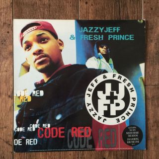 Dj Jazzy Jeff & The Fresh Prince ‎– Code Red Lp.  Uk 1st 1993 Jive ‎– Hip 140
