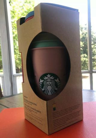 Starbucks 2019 Colour - Changing Reusable Cold Cups 5 Pk