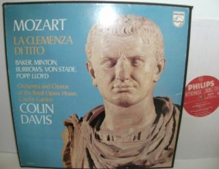 6703 079 Mozart La Clemenza Di Tito Royal Opera House Orchestra & Chorus 3lp Set