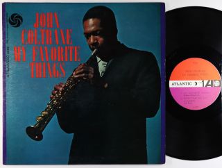 John Coltrane - My Favorite Things Lp - Atlantic - 1361 Mono Vg,