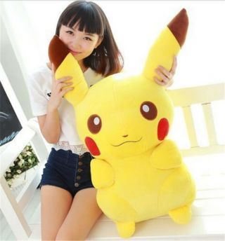 13.  8 " Pokemon Center Stuffed Doll Anime Pikachu Soft Plush Toy Gift Aa
