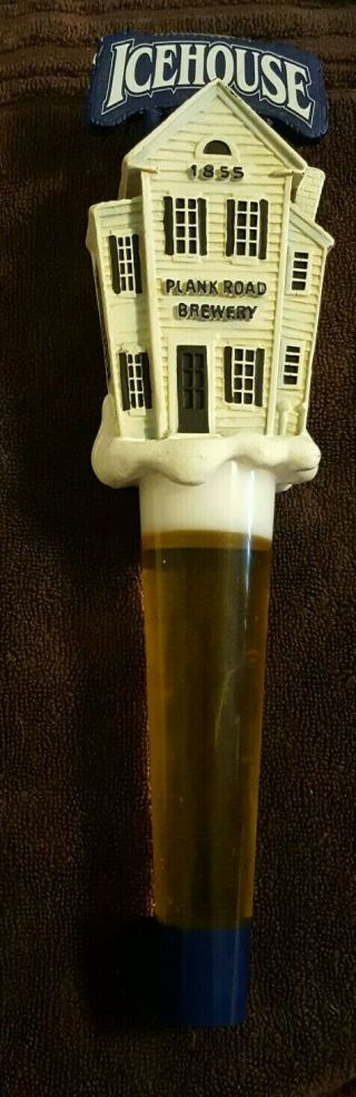 Icehouse Plank Road - Miller Beer Brewery Beer Tap Handle Rare