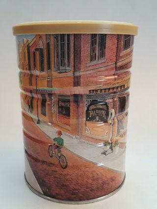 Maxwell House Coffee Special Artist Art Collectible Steel Can 1994 W/lid