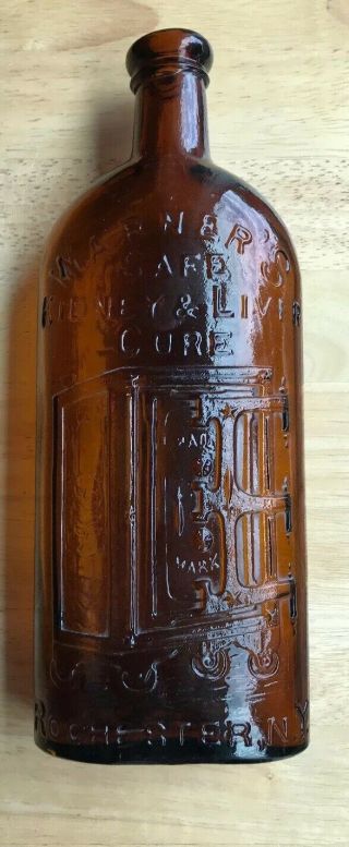 Antique Warner’s Safe Kidney & Liver Cure Bottle Rochester,  N.  Y.