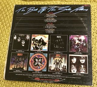 Kiss Best Of The Solo Albums Australia Lp Vinyl Astor Rare Aucoin Hype Sticker 2