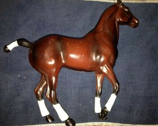 Vintage Hartland Horse Polo Pony Glossy Dark Bay