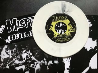 Misfits - Evilive - 7” Fan Club Edition White Vinyl Unofficial Record