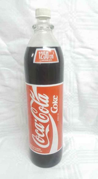 Argentina South America Coca Cola Bottle ACL BIG SIZE,  very rare 1250 liter tall 4