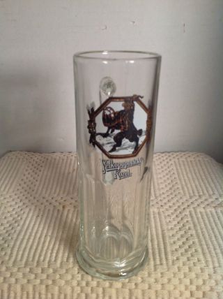 Vintage Beer Glass Mug Velkopopovicky Kozel