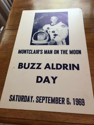 Buzz Aldrin Day Apollo 11 Nasa 1969 Poster Man On The Moon