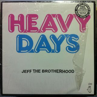 Jeff The Brotherhood Heavy Days Lp - Icr 44 Black Vinyl 2009 Record W/insert
