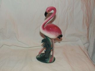 Vintage Flamingo Figurine Ceramic Art Deco 1950 