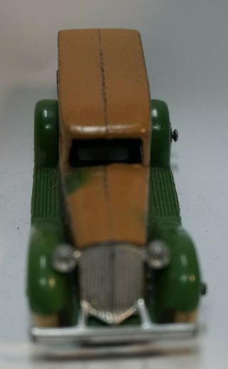 1920s Vintage Tootsie Toy Tan and Green Graham Ambulance No.  809 AT20 2