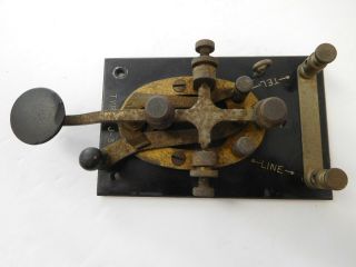Vintage Type J - 38 Straight Key Hamm Radio Morse Code Telegraph