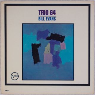 Bill Evans: Trio 64 Us Verve V - 8578 Jazz Mono Orig Vg,  Vinyl Lp