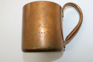 Vintage Cock & Bull Moscow Mule Copper Mug 2