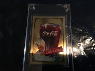 Coca Cola - 1gram 999 Fine Gold Card - Both Special Mfg.  Issue From 1993