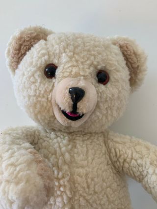 Vintage 1986 Snuggle Bear Plush Toy 14” RUSS 2