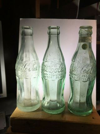 1923 Suffolk,  Va.  Bristol,  Va.  Blackstone,  Va.  Coca - Cola Bottles Loc 12