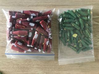 40 Heinz Pickle Pins & 40 Heinz 57 Ketchup Bottle Pins,  Official Collectible (80)